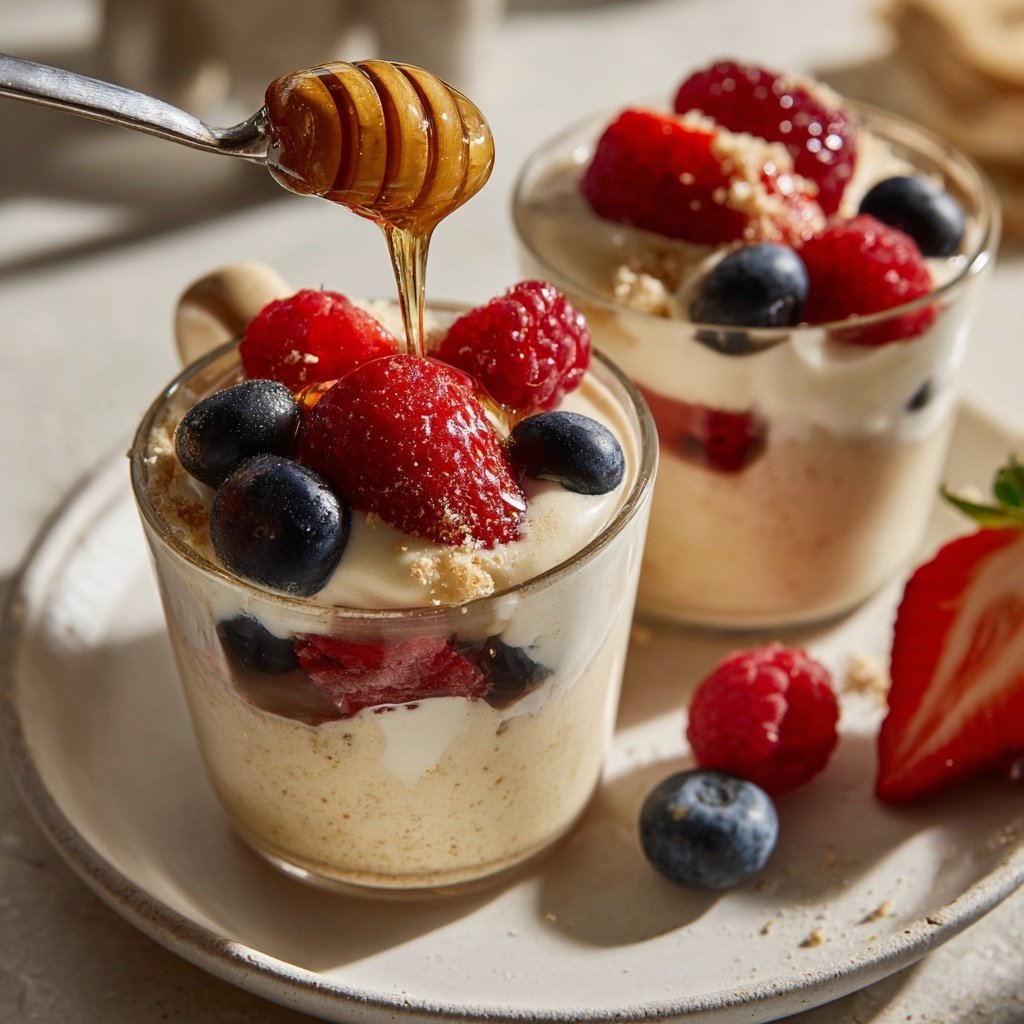 Vanilla Berry Yogurt Breakfast Cups