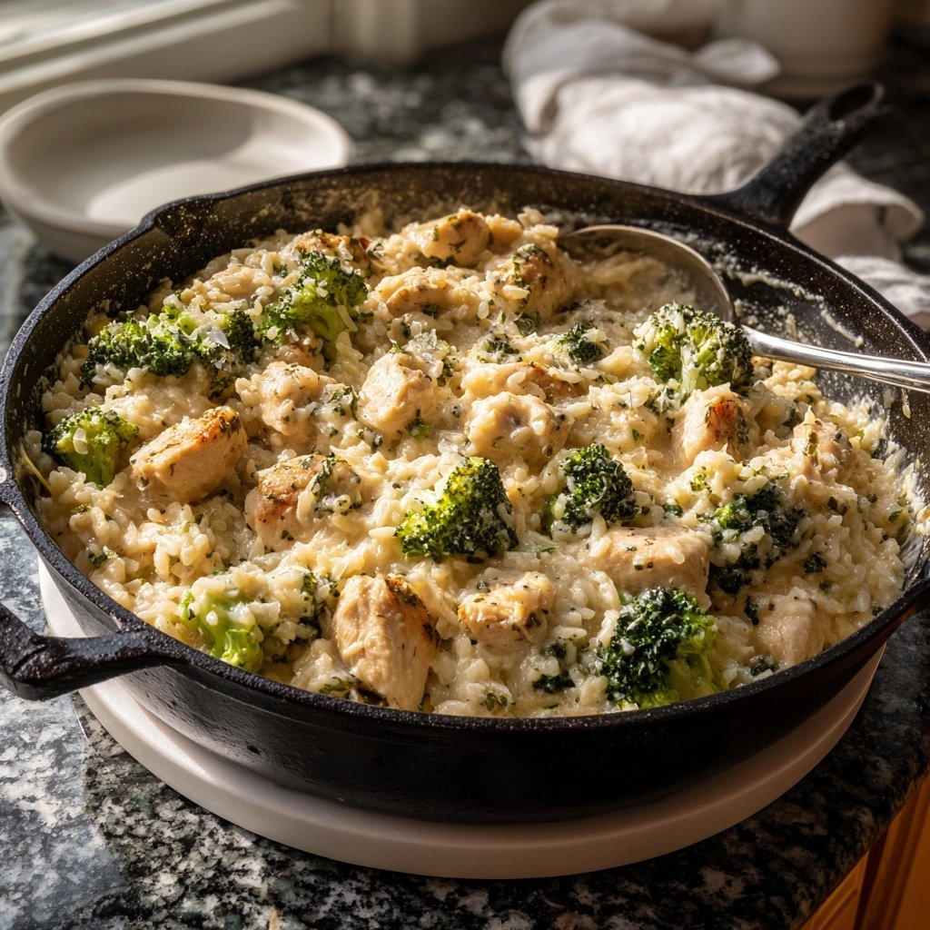 Creamy Chicken Rice Skillet