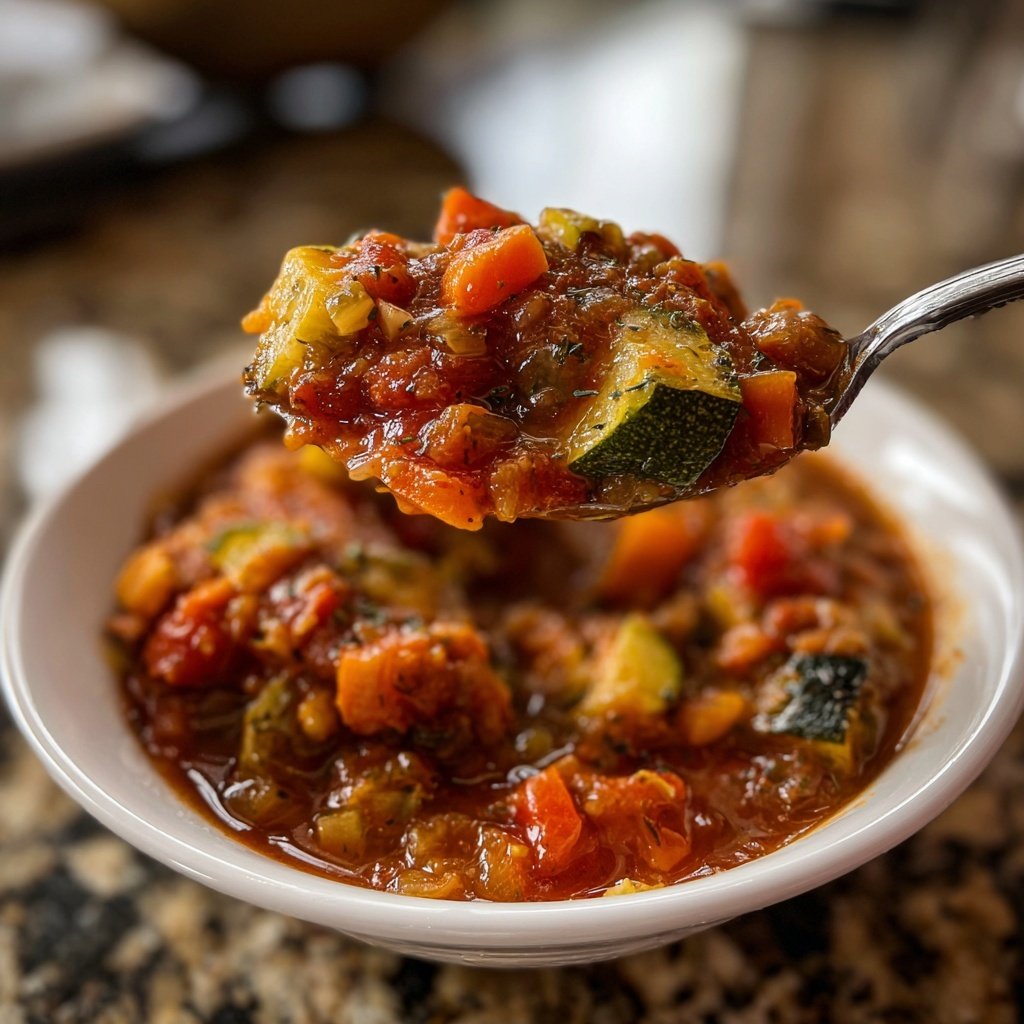 Healthy Crockpot Italian Vegetable Stew