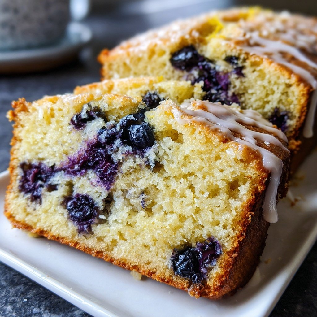 Lemon Blueberry Quick Bread
