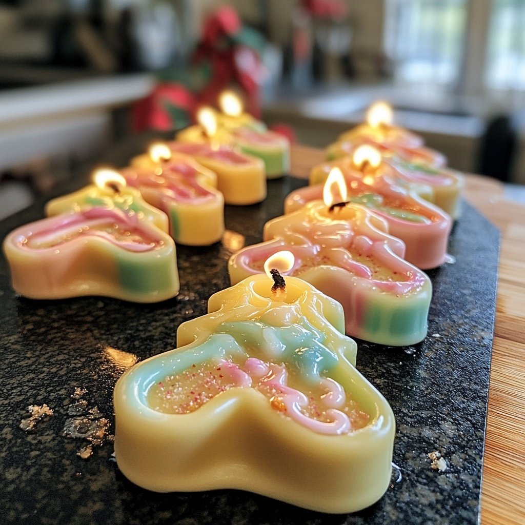 Edible Christmas Candles