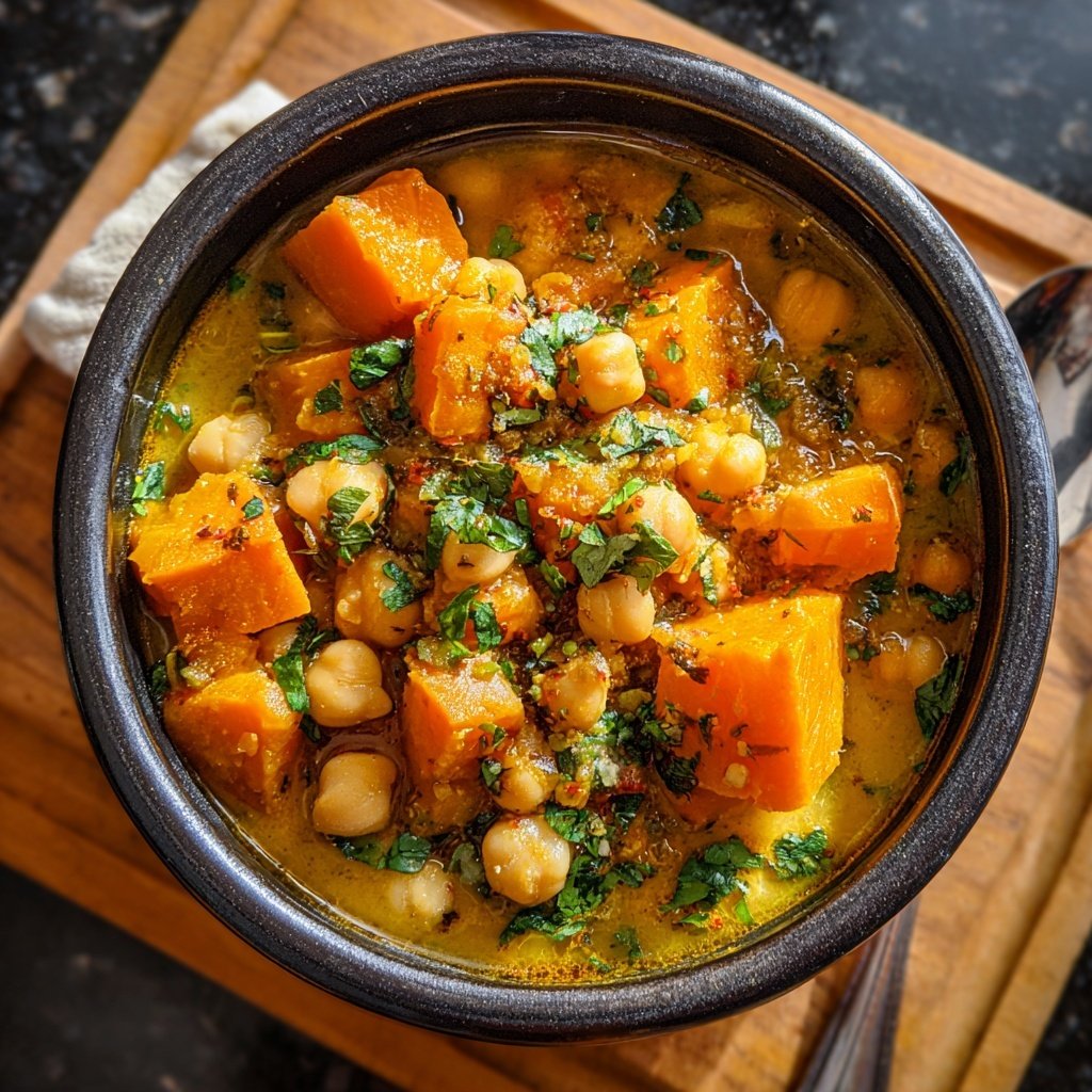 Jamaican Sweet Potato and Chickpea Stew