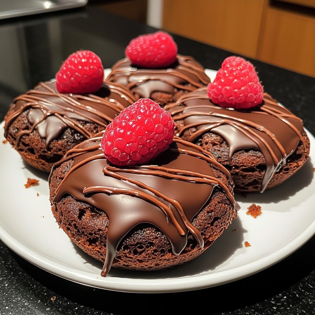 Chocolate Raspberry Lava Cakes