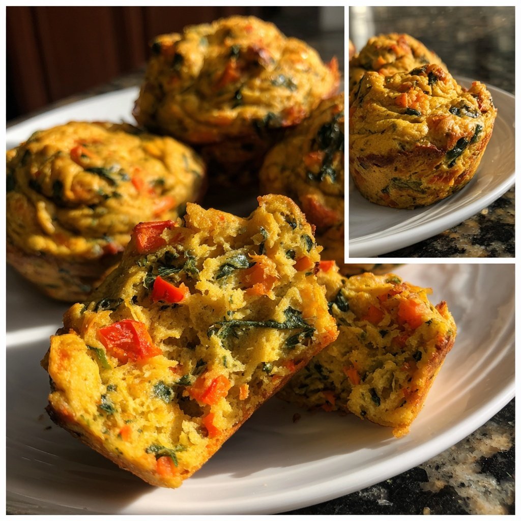 Super Bowl Food Savory Veggie Muffins