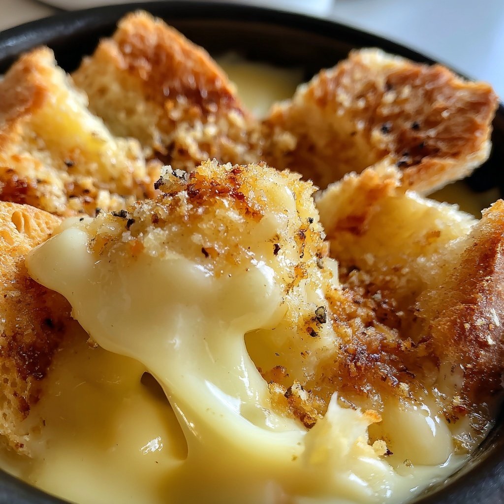 Fondue with Swiss Cheese and Nutmeg