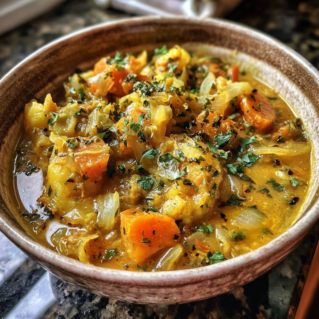 Jamaican Pumpkin Coconut Stew